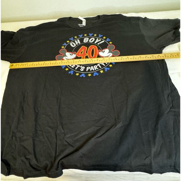 Disney Men's Tshirt 40th Birthday Boy‎ XXL Black - Picture 4 of 8
